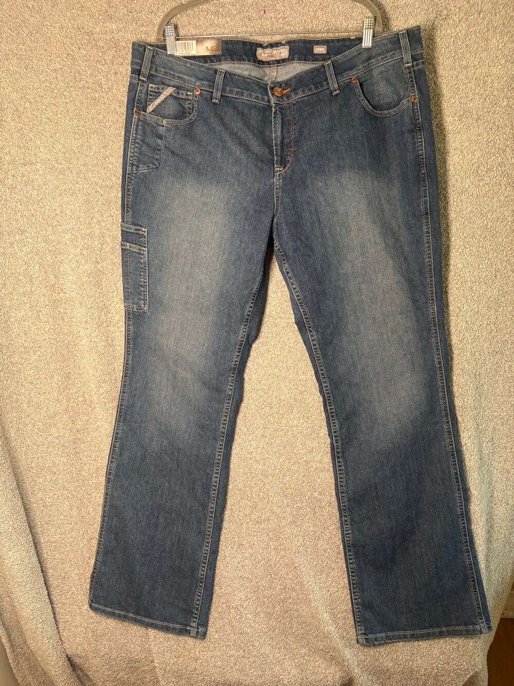 NWT Mid Rise Bootcut Work Jeans 22W Western Utility Stretch